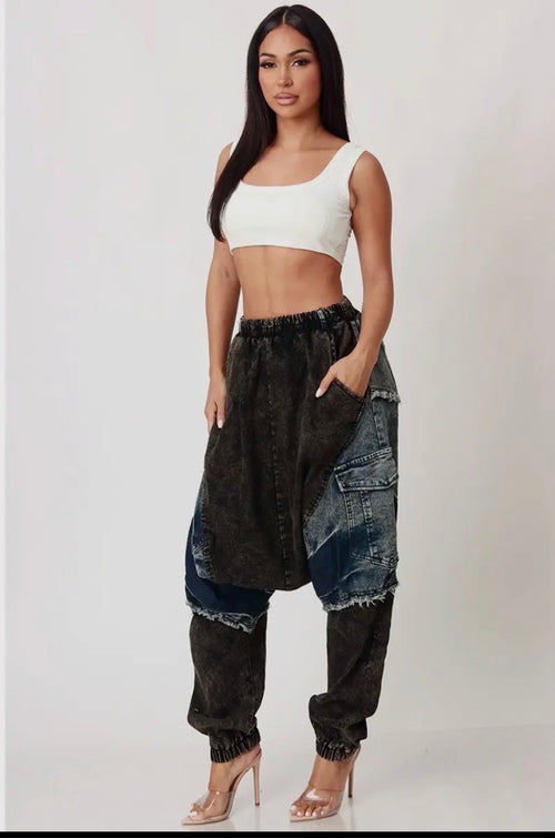 Harmen Patchwork Joggerss