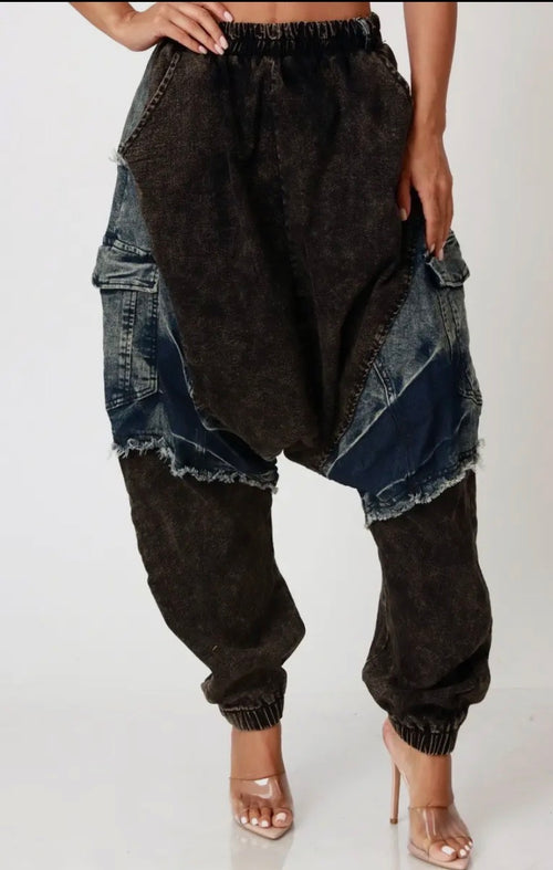 Harmen Patchwork Joggerss