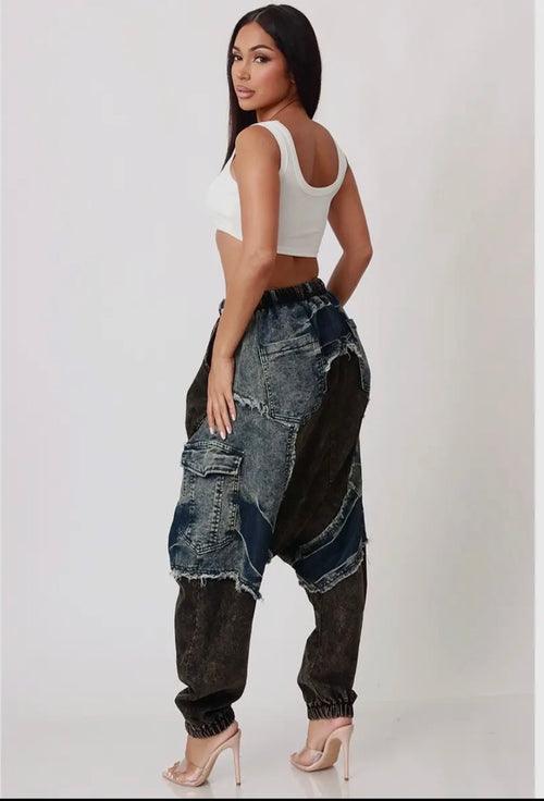 Harmen Patchwork Joggerss