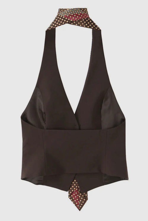 Halter Neck Vest Top