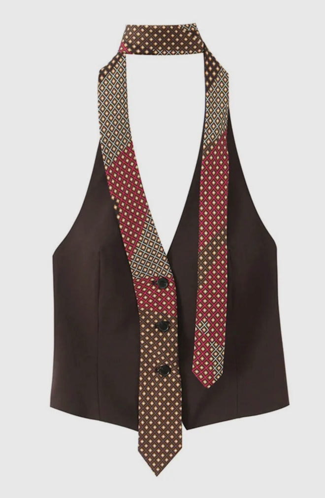 Halter Neck Vest Top